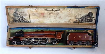 Lot 354 - Hornby 1937/38 maroon colour fading LMS 20v AC...