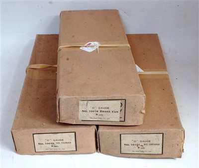 Lot 434 - 2x trade boxes of 6 Chad Valley wagons...