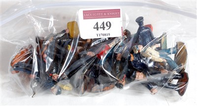 Lot 449 - Small plastic bag containing 16x Hornby 1930s...