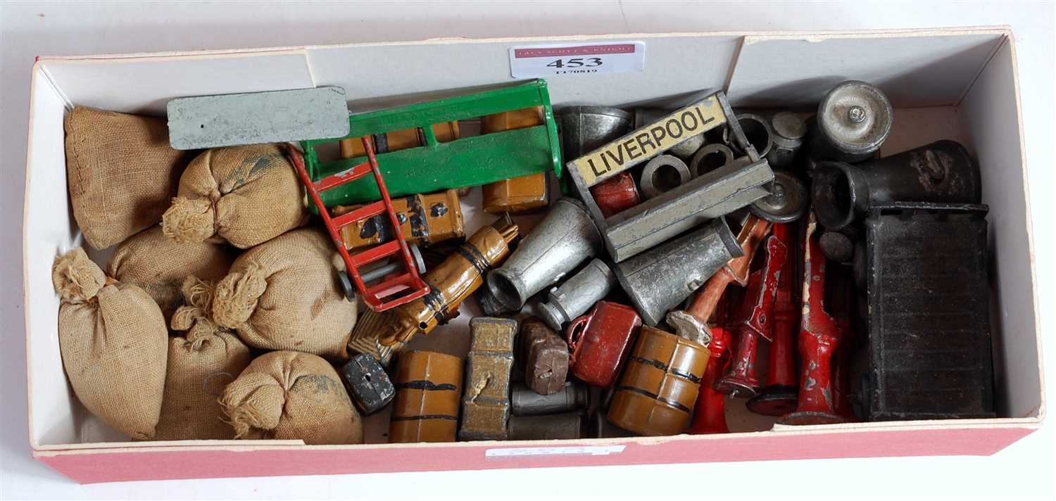 Lot 453 - Small box containing various non-Hornby...