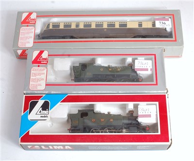 Lot 736 - A Lima GWR brown/cream 'Flying Banana' diesel...