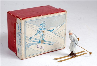 Lot 1204 - A Britains No. 2307 Ski Trooper comprising of...