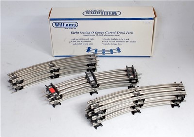 Lot 560 - Two quantities of 3 new 3-rail electric track;...