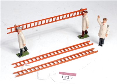 Lot 1227 - A Britains set No. 1495 Painters and Ladders...