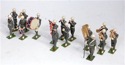 Lot 1233 - A Britains Band of the United States Army set...