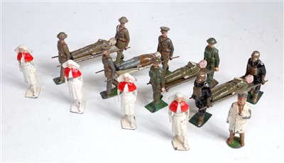 Lot 1236 - A Britains Medical Services loose figure group...