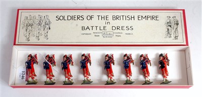 Lot 1246 - A Britains set No. 75 Pipers of the Scots...