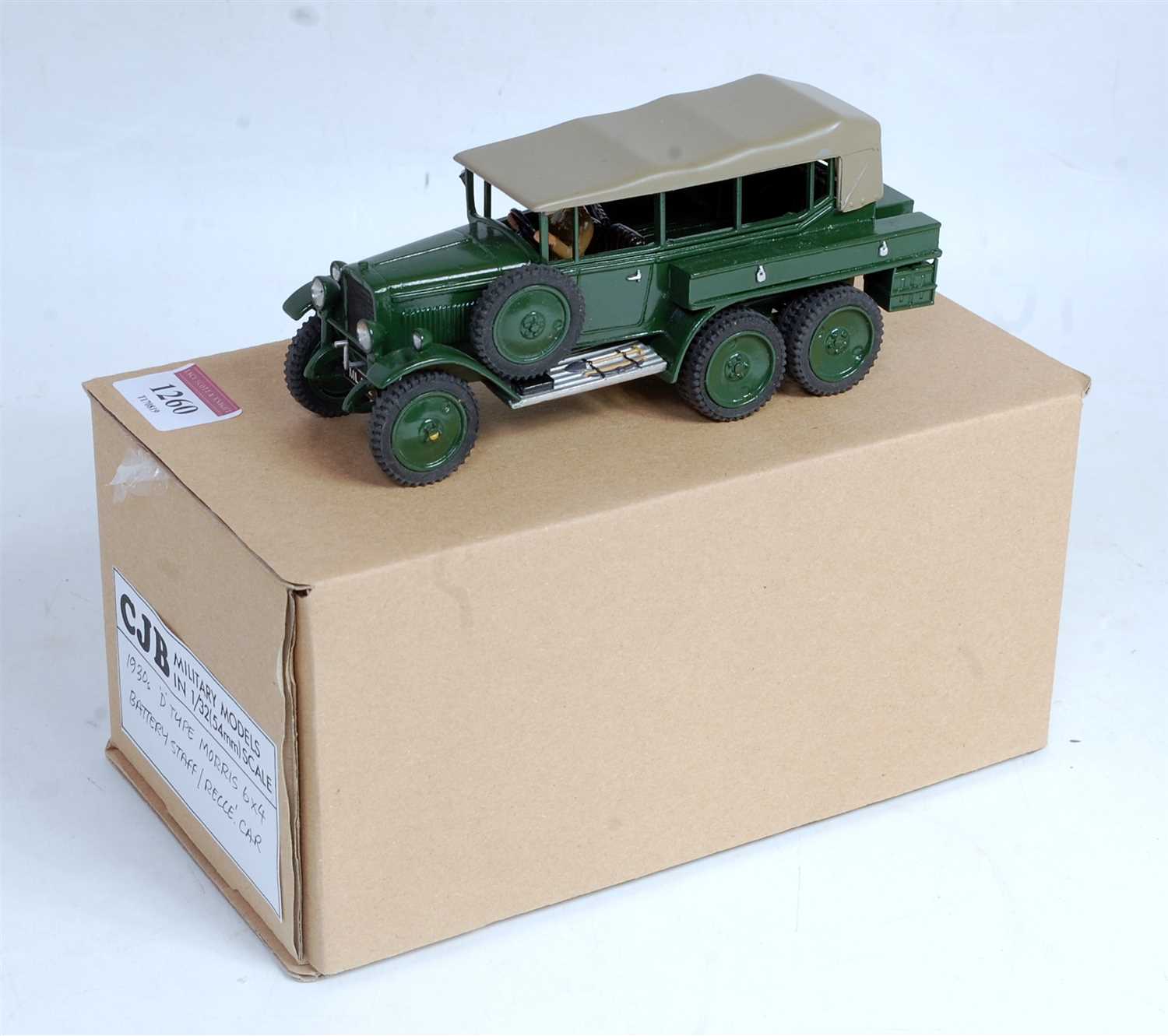 Lot 1260 - A CJB Military Models 1:32 scale resin and...