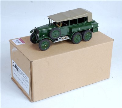 Lot 1260 - A CJB Military Models 1:32 scale resin and...