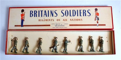 Lot 1266 - A Britains set No. 1858 British Infantry in...