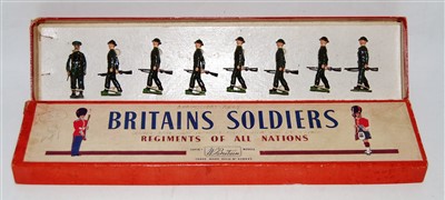 Lot 1267 - A Britains set No. 1858 British Infantry in...