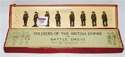 Lot 1268 - A Britains set No. 1858 British Infantry in...