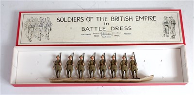 Lot 1287 - A Britains set No. 1544 Australian Infantry in...