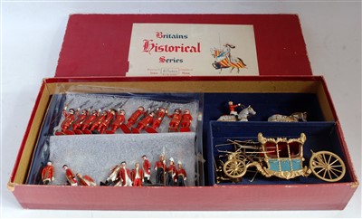 Lot 1294 - A Britains set No. 9401 Coronation Coach...