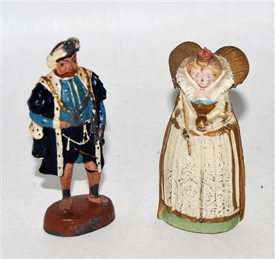 Lot 1299 - A Britains 1934 Madame Tussauds souvenir group...