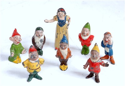 Lot 1301 - A Britains set No. 1654 Snow White and the...