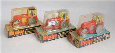 Lot 1922 - Three various boxed Dinky Toys No. 279 Aveling...