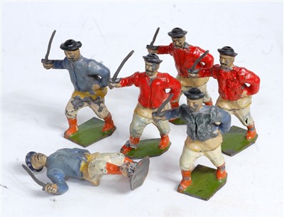 Lot 1310 - A Britains from set 241 Chinese infantry, six...