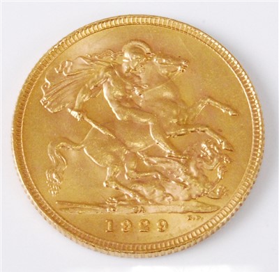 Lot 2083 - Great Britain, 1929 gold full sovereign