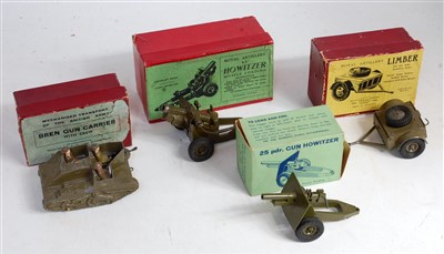 Lot 1349 - A collection of boxed Britains military field...