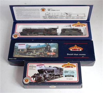 Lot 769 - 3 Bachmann steam locomotives 31-551 British...