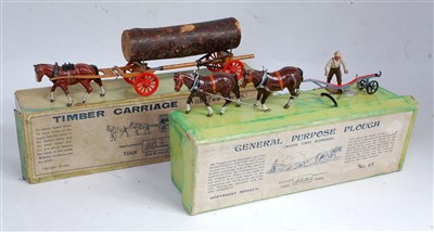 Lot 1368 - A Britains home farm series incomplete horse...