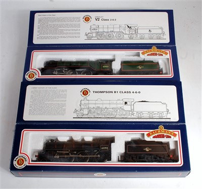 Lot 773 - 2 Bachmann locomotives 31-702A BR lined black...