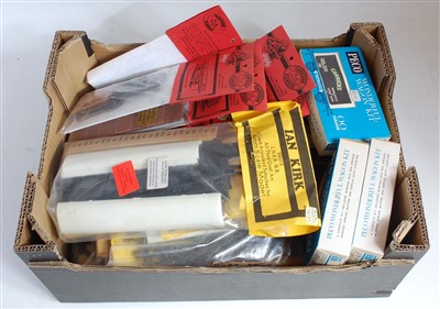 Lot 786 - Delve of unmade rolling stock kits including...