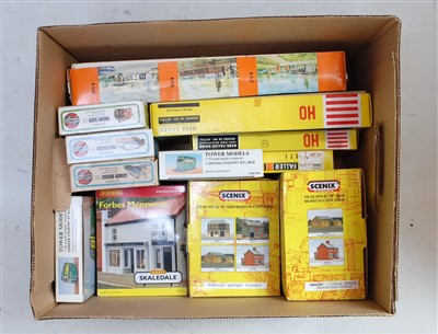 Lot 790 - 2 boxes of scenic items by Wills, Ratio, Peco,...