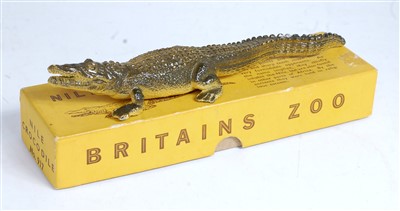 Lot 1387 - A Britains Zoo Series No. 917 Nile Crocodile...