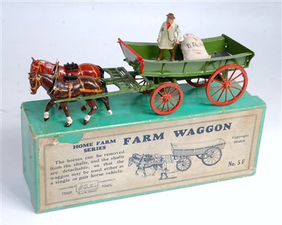 Lot 1390 - A Britains Farm series No. 5F farm wagon,...