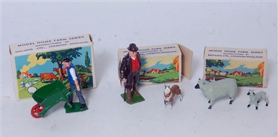 Lot 1403 - Seven various boxed Britains Home Farm series...