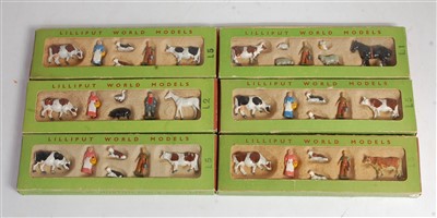 Lot 1409 - Six various window boxed Lilliput World Models...