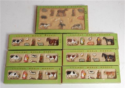 Lot 1410 - Seven various boxed Lilliput World Models...