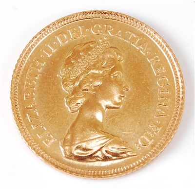 Lot 2109 - Great Britain, 1982 gold half sovereign