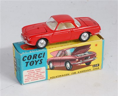 Lot 1658 - Corgi Toys, No.239 Volkswagen 1500 Karmann...