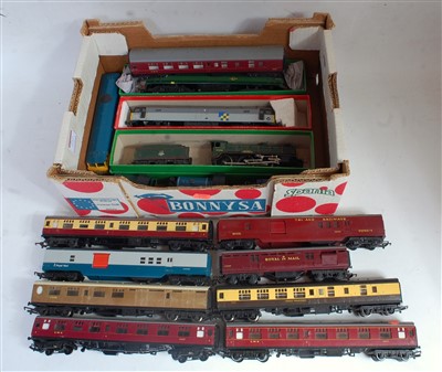 Lot 837 - Mixed lot of model railway including three 0-4-...