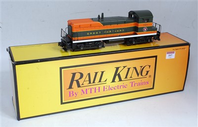 Lot 597 - A Rail King American outline SW 8-9 diesel...