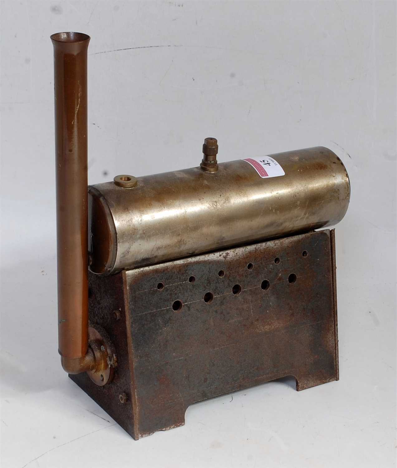 Lot 45 - A small stationary steam boiler to power an...