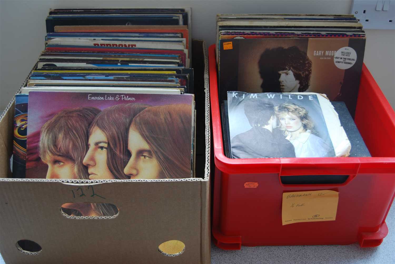 Lot 686 - A large collection of vinyl LP's, 12" and 7" records to include
