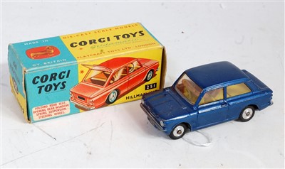 Lot 1627 - A Corgi Toys No. 251 Hillman Imp comprising of...