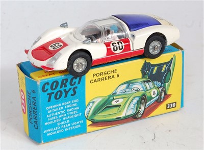 Lot 1642 - A Corgi Toys No. 330 Porsche Carrera 6...