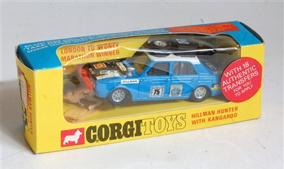 Lot 1644 - A Corgi Toys No. 302 Hillman Hunter racing...