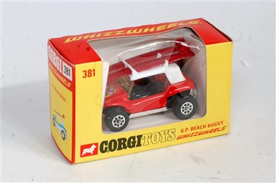 Lot 1645 - A Corgi Toys No. 381 GP Beach Buggy comprising...