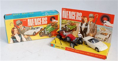 Lot 1649 - A Corgi Toys gift set No. 40 The Avengers...