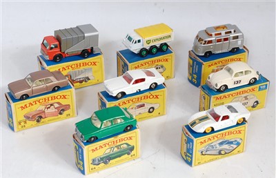 Lot 2313 - Eight various boxed Matchbox 1/75 series...