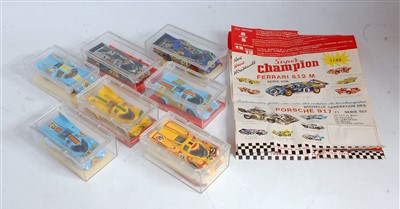 Lot 2528 - Seven various plastic cased Super Champion...