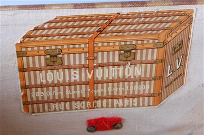 Lot 419 - Louis Vuitton - a small travelling trunk,...