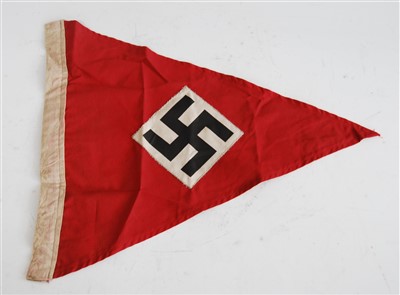 Lot 204 - A German NSDAP cotton pennant