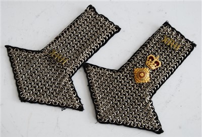 Lot 236 - A pair of chainmail epaulettes, each with 10th...